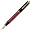 Pelikan Fountain<Souveran M800 Black and Red Fountain Pen | Altman Luggage
