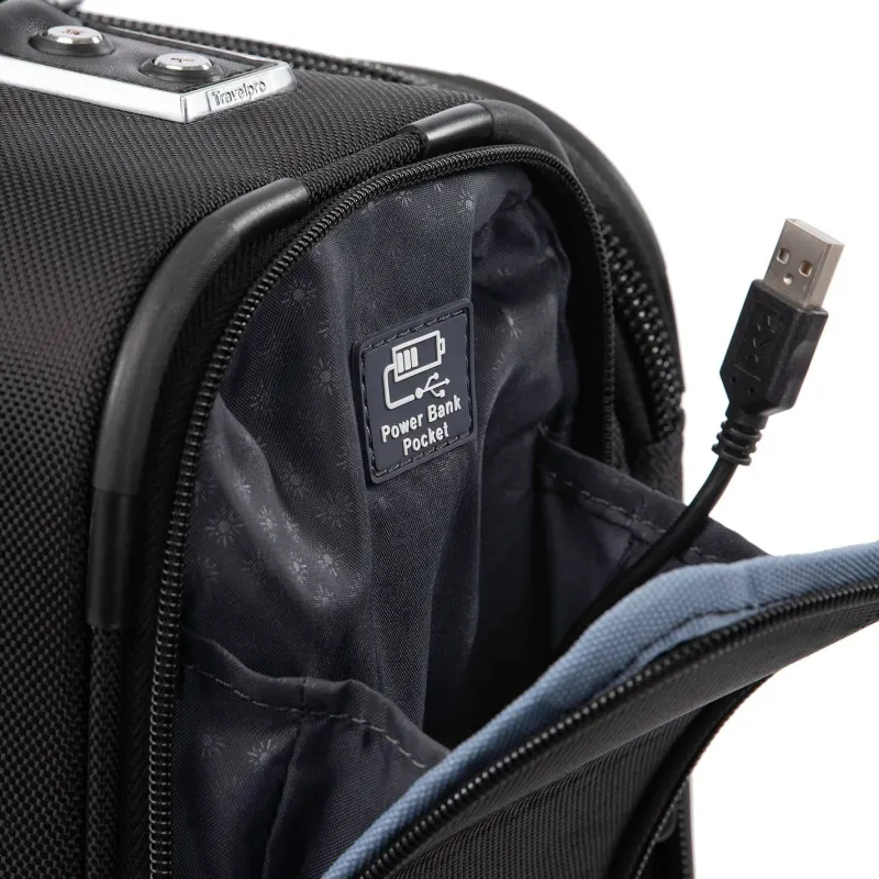 Travelpro Carry-on Luggage<Platinum Elite 20” Carry-On Expandable Business Plus Spinner