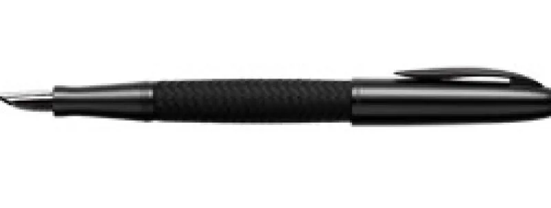 Porsche Design Fountain<P3110 TecFlex Black Fountain Pen
