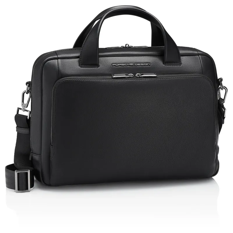 Porsche Design Business Cases|Carry-on Luggage<Roadster Leather Briefbag S | Altman Luggage Black