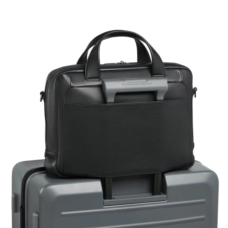 Porsche Design Business Cases|Carry-on Luggage<Roadster Leather Briefbag S | Altman Luggage Black
