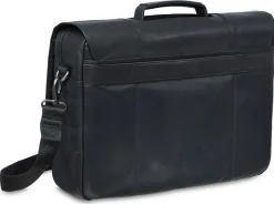 Mancini Portfolios|Business Cases<Porthole Briefcase for 15.6" Laptop / Tablet with RFID Secure Pocket,