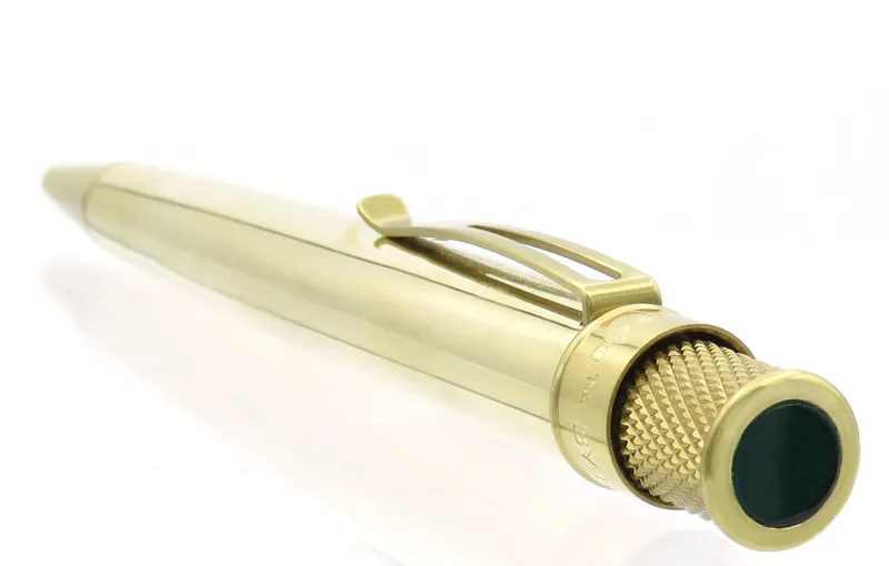 Retro 51 Rollerball|Ballpoint<Tornado Vintage Metalsmith Raw Brass Pen | Altman Luggage