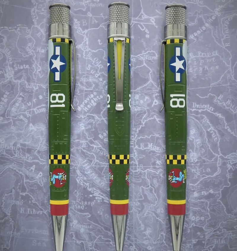 Retro 51 Rollerball|Ballpoint<Tornado Vintage Metalsmith P47 Thunderbolt Rollerball Pen