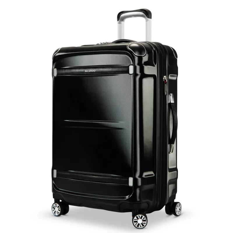 Ricardo Checked<Rodeo Drive 2.0 Hardside Medium Check-In Expandable Spinner Black