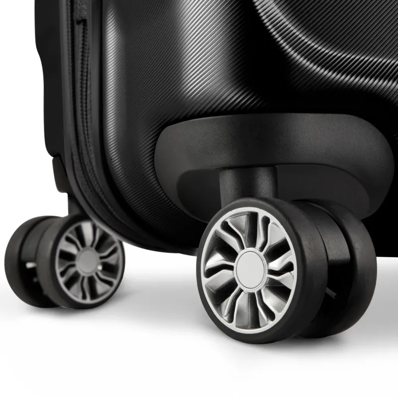 Ricardo Checked<Rodeo Drive 2.0 Hardside Medium Check-In Expandable Spinner Black