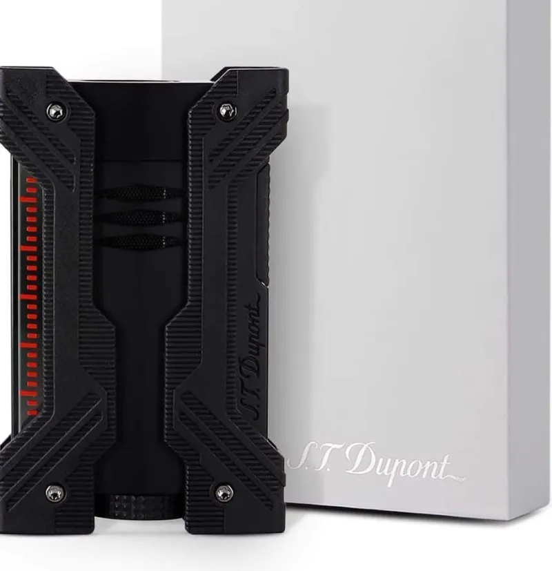 S.T. Dupont Lighters<S. T. Dupont DEFI XXTREME Double Flame Lighter Black