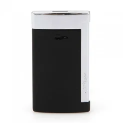 S.T. Dupont Lighters<S. T. Dupont SLIM 7 Black And Chrome Finish Lighter | Altman Luggage