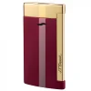 S.T. Dupont Lighters<S. T. Dupont SLIM 7 Red with Golden Finish Lighter | Altman Luggage
