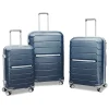 Samsonite Checked|Carry-on Luggage<Freeform 3 Piece Set 21|24|28 Inch Expandable Spinners (Navy