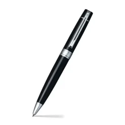 Sheaffer Ballpoint<300 9312 Glossy Black Ballpoint Pen With Chrome Trim