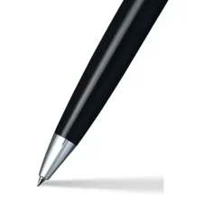 Sheaffer Ballpoint<300 9312 Glossy Black Ballpoint Pen With Chrome Trim