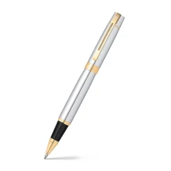 Sheaffer Rollerball|Felt Tip<300 Chrome with Gold Trims Rollerball Pen | Altman Luggage