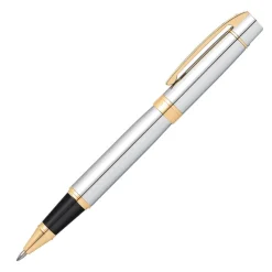 Sheaffer Rollerball|Felt Tip<300 Chrome with Gold Trims Rollerball Pen | Altman Luggage