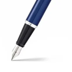 Sheaffer Fountain<300 Glossy Blue Fountain Pen With Chrome Trims | Pens on Sale
