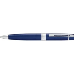 Sheaffer Ballpoint<300 Glossy Blue with Chrome Trims Ballpoint Pen