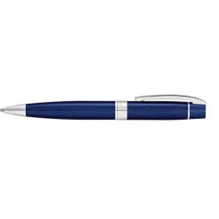 Sheaffer Ballpoint<300 Glossy Blue with Chrome Trims Ballpoint Pen