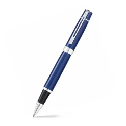 Sheaffer Rollerball|Felt Tip<300 Glossy Blue with Chrome Trims Rollerball Pen | Pen Sale
