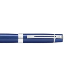 Sheaffer Rollerball|Felt Tip<300 Glossy Blue with Chrome Trims Rollerball Pen | Pen Sale
