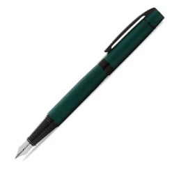 Sheaffer Fountain<300 Matte Green Fountain Pen With Black Trims