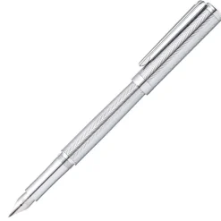 Sheaffer Pen Closeouts|Fountain<Intensity Engraved Chrome Fountain Pen | Altman Luggage