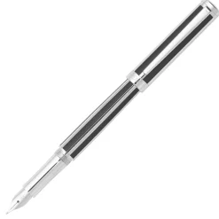 Sheaffer Pen Closeouts|Fountain<Intensity Jet Black Stripes Fountain Pen | Altman Luggage