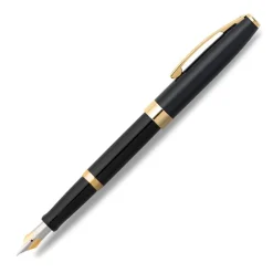 Sheaffer Fountain<SAGARIS 9471 Gloss Black Fountain Pen With Gold Tone Trim