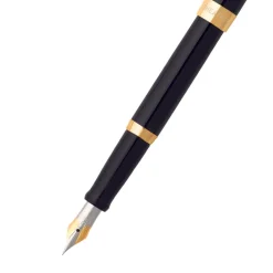 Sheaffer Fountain<SAGARIS 9471 Gloss Black Fountain Pen With Gold Tone Trim