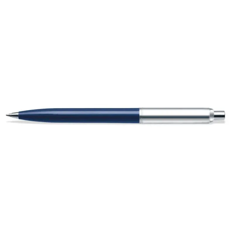 Sheaffer Ballpoint<Sentinel Blue and Chrome Ballpoint Pen With Chrome Trims
