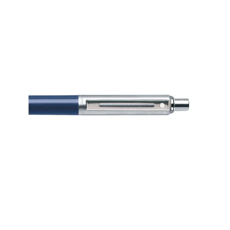 Sheaffer Ballpoint<Sentinel Blue and Chrome Ballpoint Pen With Chrome Trims