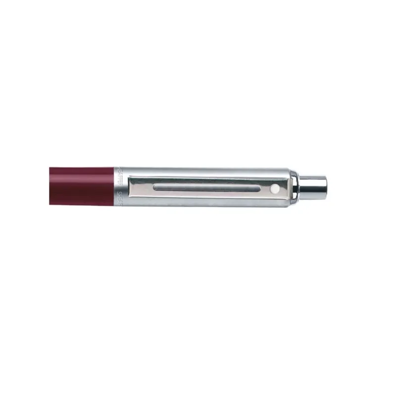 Sheaffer Ballpoint<Sentinel Burgundy and Chrome Ballpoint Pen With Chrome Trims