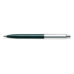 Sheaffer Ballpoint<Sentinel Dark Green and Chrome Ballpoint Pen With Chrome Trims