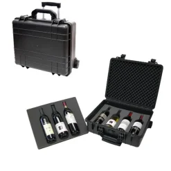 T. Z. Case Portfolios|Business Cases<TZ Case | TZ Case WCB-018B 7 Bottle Wheeled Wine Case