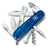 Victorinox Knives<Swiss Army Climber Medium Pocket Knife Sapphire Translucent