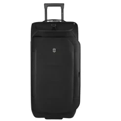 Victorinox Wheeled Duffels|Checked<Swiss Army Crosslight Wheeled Duffel | Altman Luggage Black