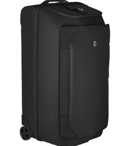 Victorinox Wheeled Duffels|Checked<Swiss Army Crosslight Wheeled Duffel | Altman Luggage Black