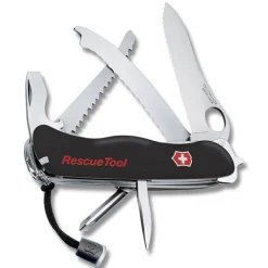 Victorinox Knives<Swiss Army Knives Rescue Black Tool With Pouch