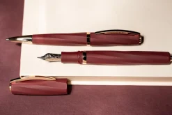 Visconti Fountain<Divina Matte Bordeaux Fountain Pen | Altman Luggage