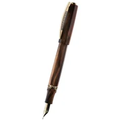 Visconti Limited Edition|Fountain<Medici Briarwood Ruthenium Fountain Pen | Altman Luggage
