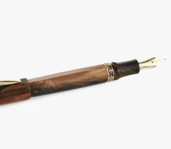 Visconti Limited Edition|Fountain<Medici Briarwood Ruthenium Fountain Pen | Altman Luggage
