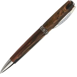 Visconti Ballpoint<Medici Briarwood Ruthenium Ballpoint Pen | Altman Luggage