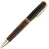 Visconti Ballpoint<Medici Briarwood Yellow Gold Ballpoint Pen | Altman Luggage