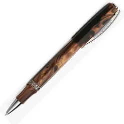 Visconti Rollerball|Felt Tip<Medici Briarwood Ruthenium Rollerball Pen | Altman Luggage