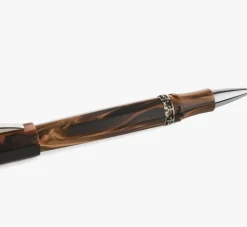 Visconti Rollerball|Felt Tip<Medici Briarwood Ruthenium Rollerball Pen | Altman Luggage