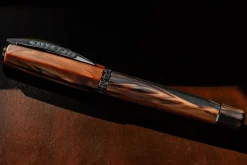 Visconti Rollerball|Felt Tip<Medici Briarwood Ruthenium Rollerball Pen | Altman Luggage