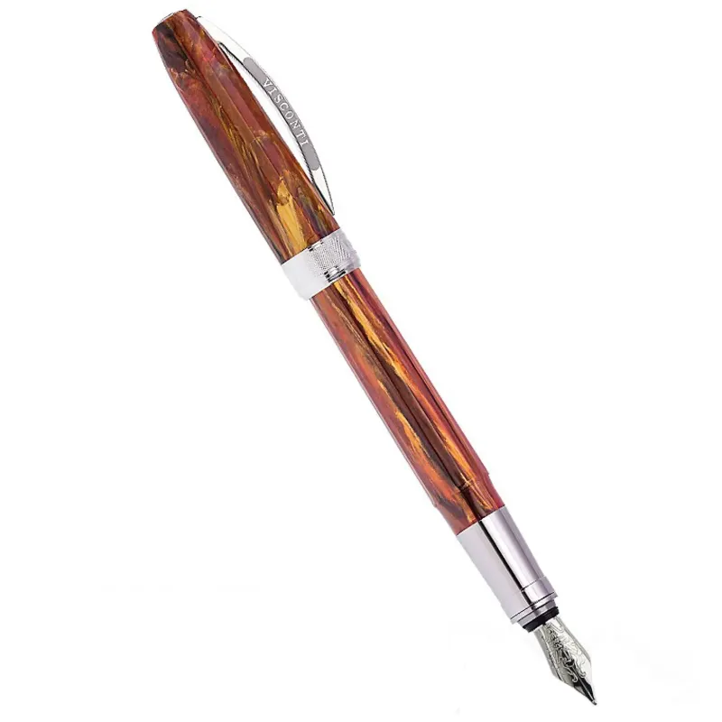 Visconti Fountain<Van Gogh Impressionist Red Vineyard Fountain Pen