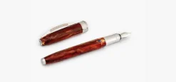 Visconti Fountain<Van Gogh Impressionist Red Vineyard Fountain Pen