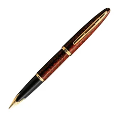Waterman Fountain<Carene Marine Amber GT Fountain Pen