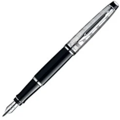 Waterman Fountain<Expert Deluxe Black CT Fountain Pen
