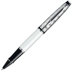 Waterman Rollerball|Felt Tip<Expert Deluxe White CT Rollerball Pen